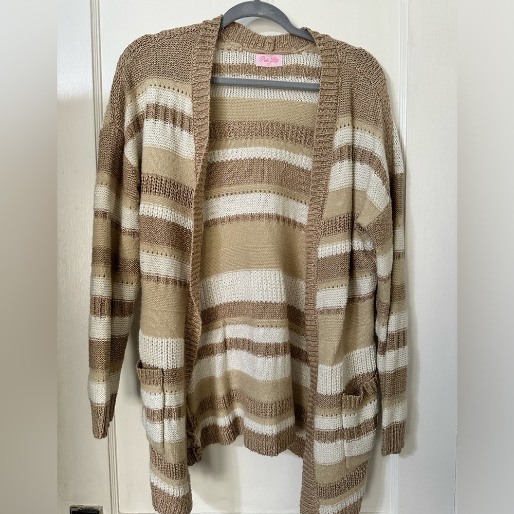 Pink Lily Cardigan